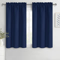 DWCN Kitchen Curtains for Small Windows 45 inch Long 2 Panels Set, Rod Pocket by DWCN