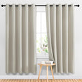 NICETOWN Blackout Natural Large Window Treatments by NICETOWN