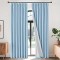 Joydeco Pinch Pleated Linen Curtains by JOYDECO