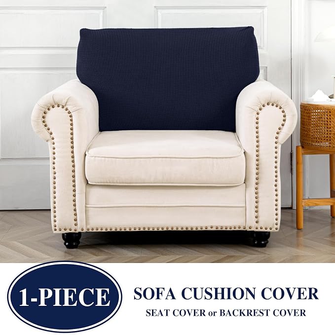 Couch Cushion Cover Seat Cushion Cover Stretch Armchair Cover Separate - Image 3