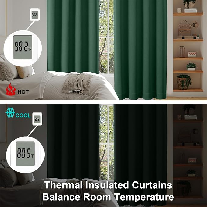 Simplebrand Ever Green Blackout Curtains - Image 6
