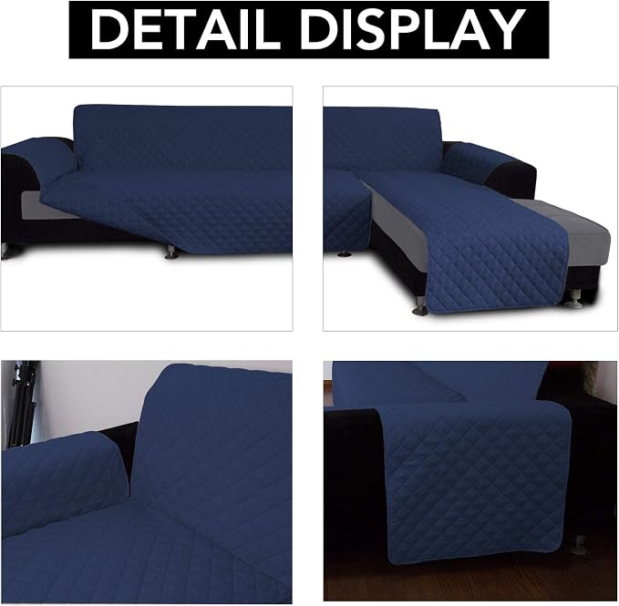 Easy-Going L Shape Sofa Slipcover Chaise Cover - Image 3