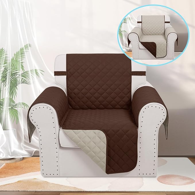 Recliner Chair Covers Reversible Sofa Cover Couch Cover - Image 2