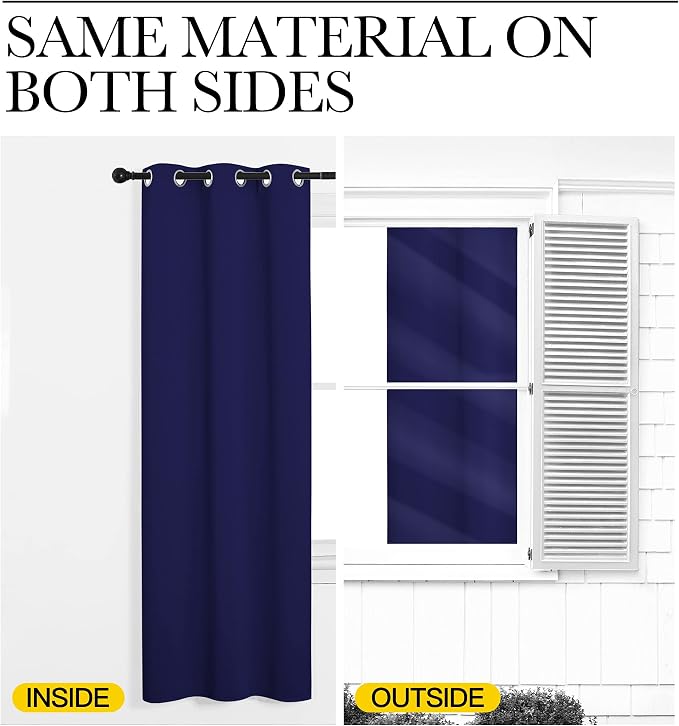 NICETOWN Window Drapes Long Curtains - Image 4