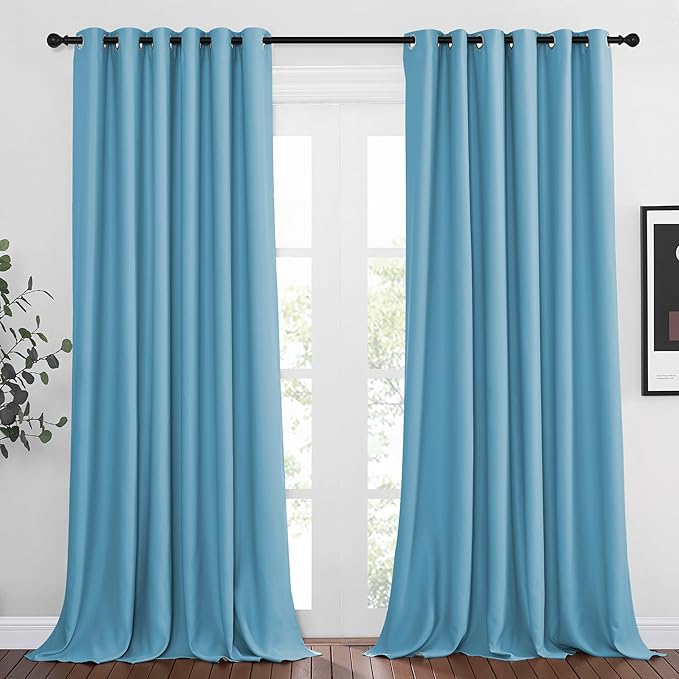 NICETOWN Room Darkening Extra Long Curtains by NICETOWN