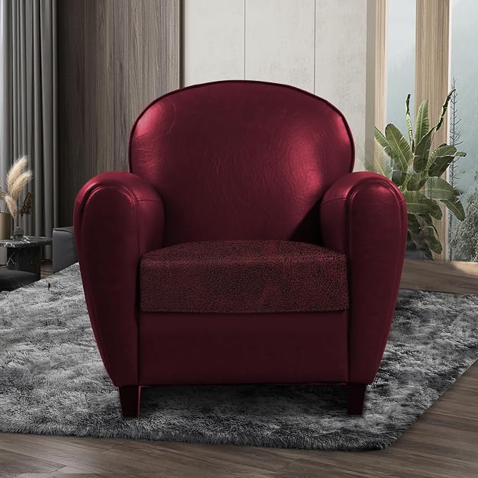 Leather Look Couch Cushion Covers Sofa Seat Slipcovers Sets Couches Furniture - Image 8