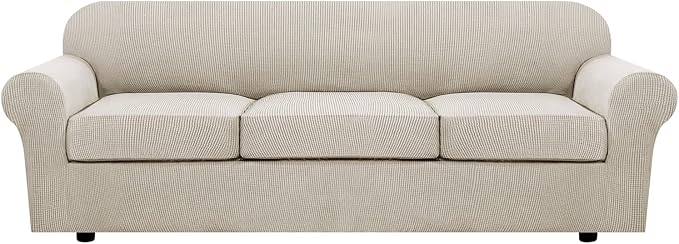 H.VERSAILTEX 4 Piece Stretch Sofa Covers by HVERSAILTEX