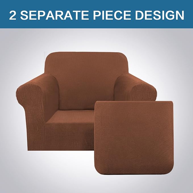 H.VERSAILTEX 2-Piece Armchair Cover Slipcovers - Image 3
