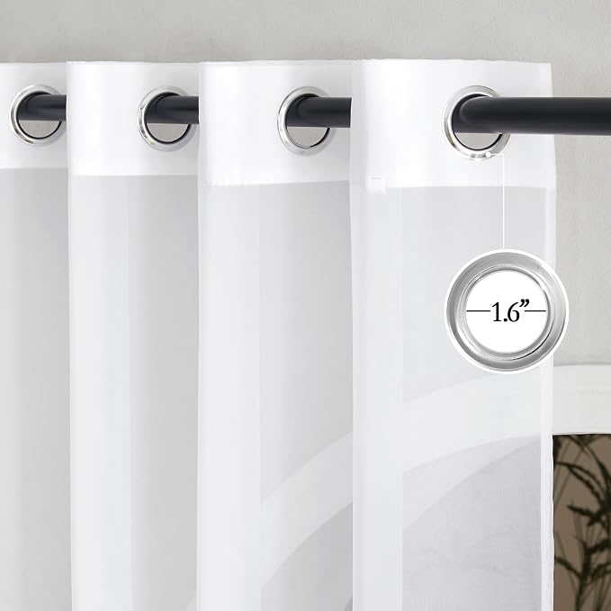 NICETOWN Sheer Curtains Extra Long - Image 2