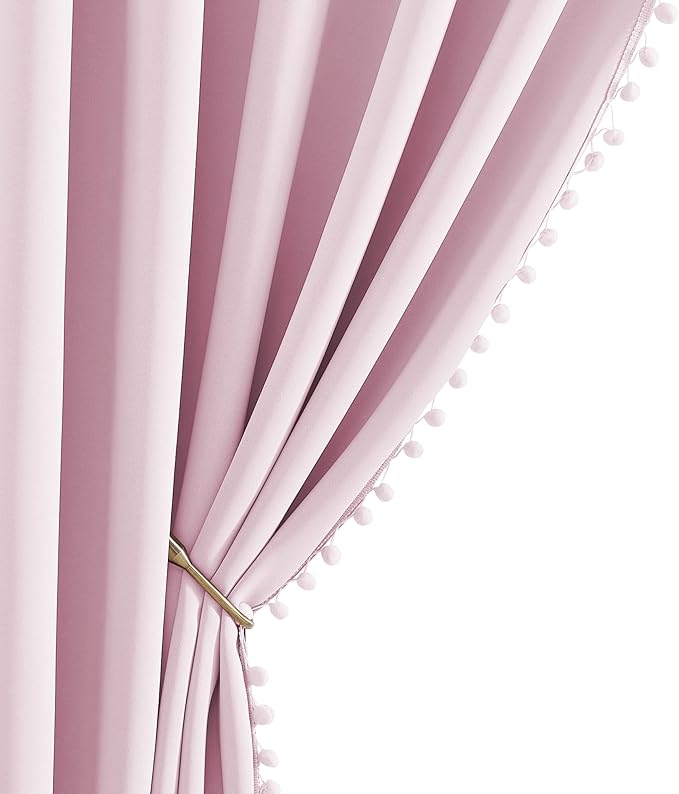 NICETOWN Pom Pom Blackout Curtains by NICETOWN