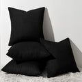 Topfinel Black Decorative Throw Pillow Covers Cushion Cases, Pillow Inserts Not by Topfinel