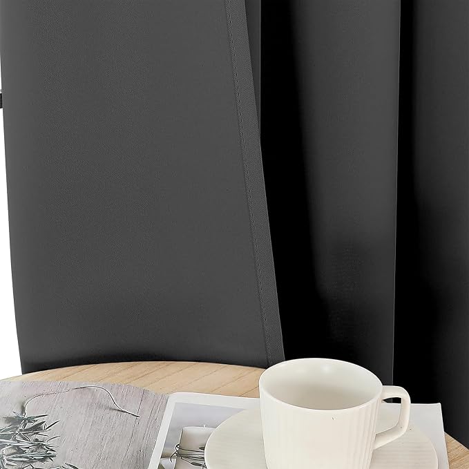 Joydeco 120 inches Long Blackout Curtains 2 Panels Set, Thermal Insulated - Image 6