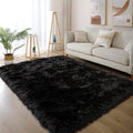 Latepis Black Carpet 4x6 Area Rug by Latepis