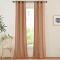 NICETOWN Linen Curtains 96 inches Long by NICETOWN