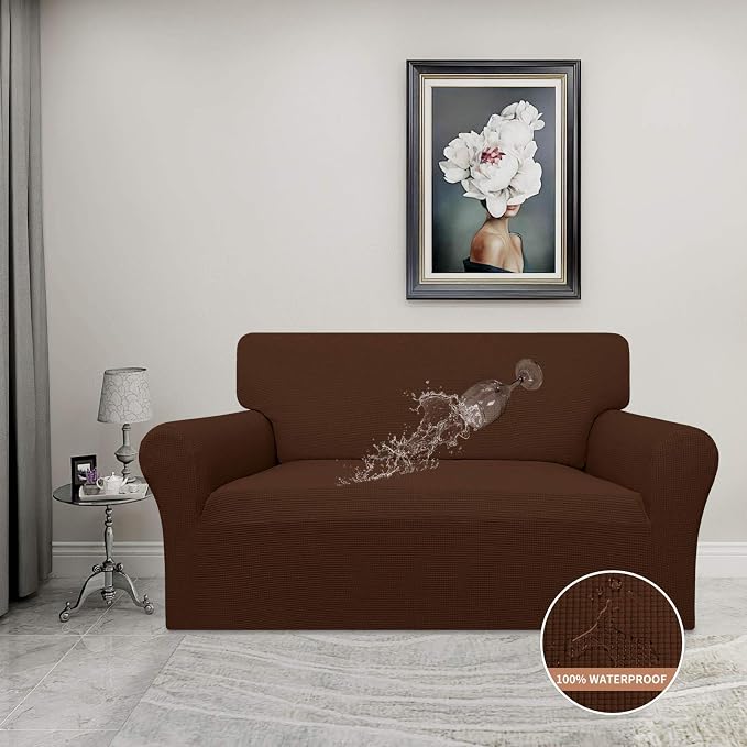 Easy-Going 100% Waterproof Loveseat Couch Cover, Dual Waterproof Sofa Cover - Image 2