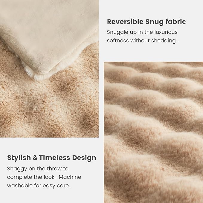 Cozy Bliss Faux Fur Throw Blanket - Image 6