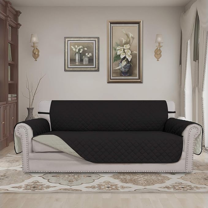 Easy-Going Reversible Couch Cover, 3 Cushion Sofa, Water Resistant Furniture Mat - Image 2