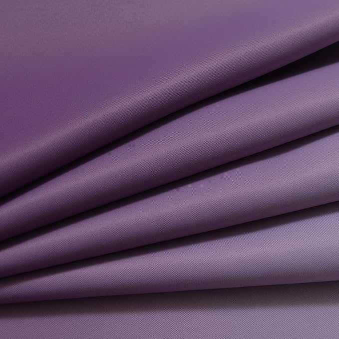 Yakamok Greyish White to Purple Ombre Curtain - Image 7
