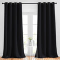NICETOWN Black Out 108 inch Curtains by NICETOWN