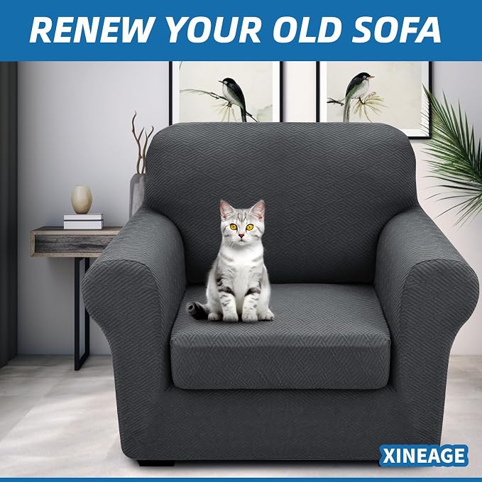XINEAGE 2026 New 2 Pieces Chair Covers - Image 3