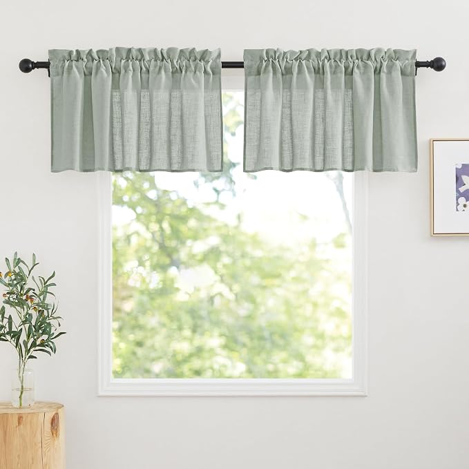 RYB HOME Semi Sheer Valances by RYBHOME