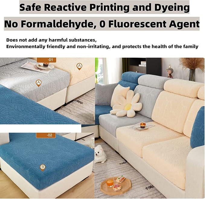 Couch Cushion Covers for Sofa Couch Covers Wear-Resistant Universal Sofa Cover - Image 4