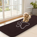 OLANLY Dog Door Mat for Muddy Paws 59x20, Paw Print Design, Absorbs Moisture by OLANLY