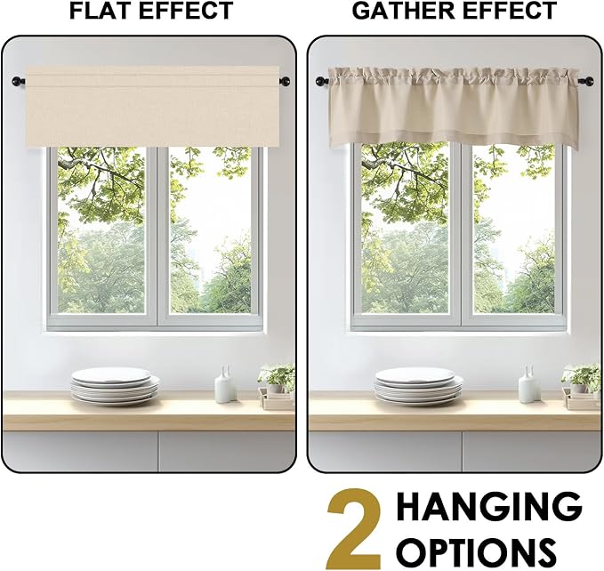 OWENIE Bob 1 PCS Linen Valances - Image 5