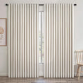 Extra Wide 100 Inch Length Blackout Curtains & Drapes 84 Inches Long 2 Panels by Topfinel