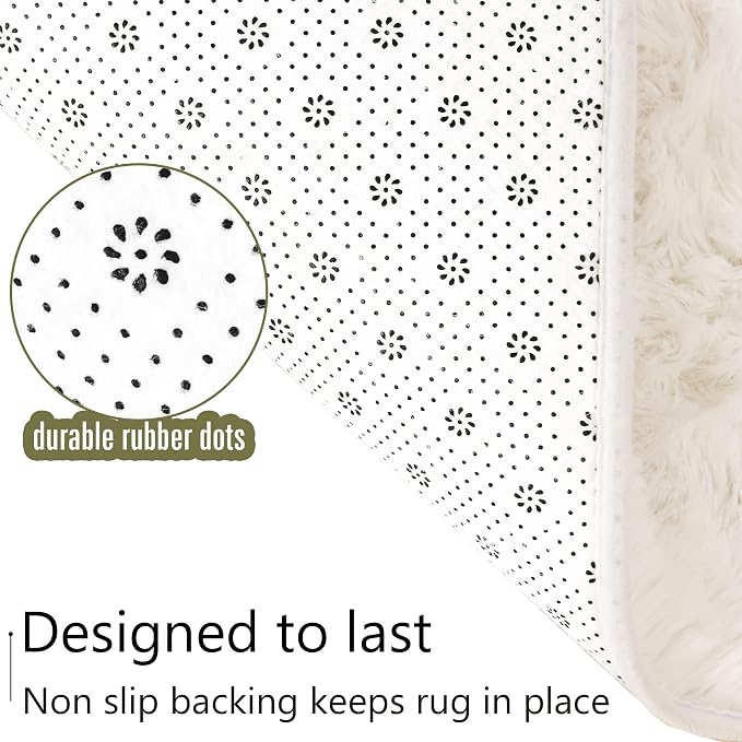 LOCHAS Ultra Soft Indoor Modern Area Rugs Fluffy Living Room Carpets - Image 7