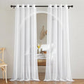 NICETOWN White Sheer Curtains 84 inches Long by NICETOWN
