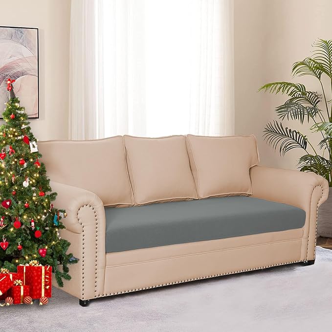 Water Repellent Sofa Seat Cushion Covers High Stretch Furniture Protector - Image 2