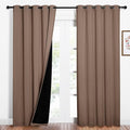 NICETOWN Warm Curtains for Winter, 100% Blackout Curtains Thermal, Noise by NICETOWN