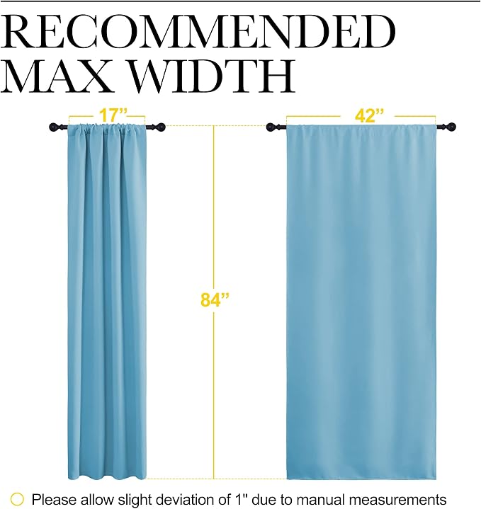 NICETOWN Blackout Curtains Window Draperies - Image 8