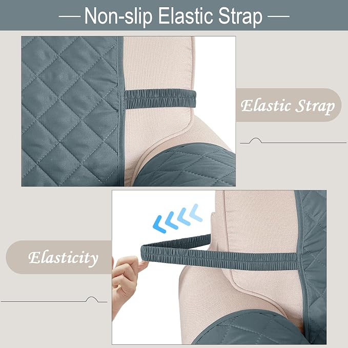 Reversible Loveseat Sofa Covers Couch Cover Furniture Protector - Image 4