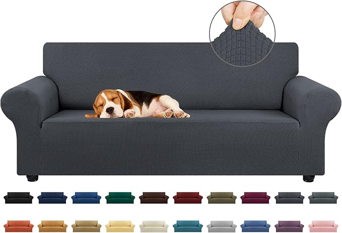 KEKUOU Stretch Sofa Cover Slipcover ，Couch Covers by KEKUOU
