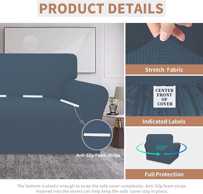 Easy-Going 100% Waterproof Chair Couch Cover, Dual Waterproof Sofa Cover - Image 4