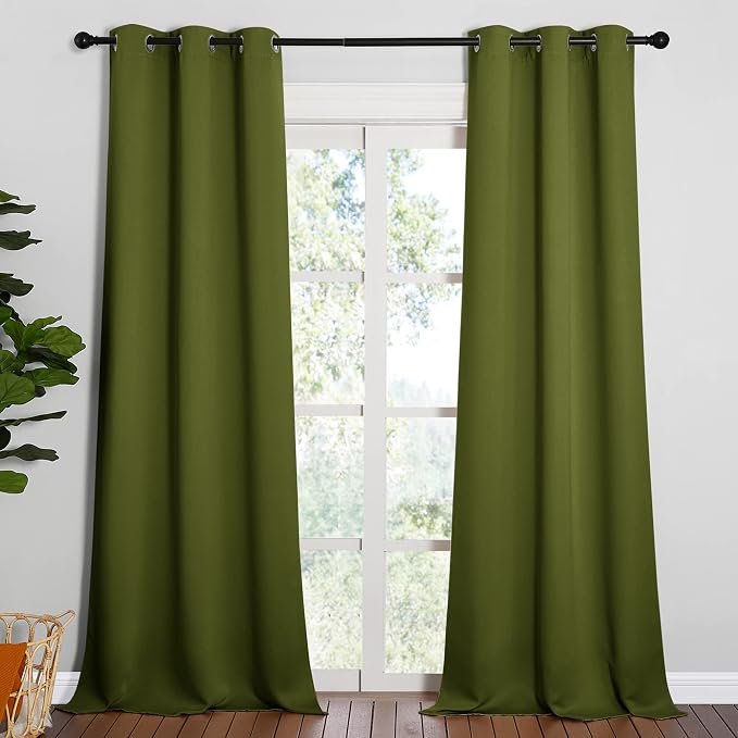 NICETOWN Patio Glass Door Christmas Panels, Privacy Panel Drapes - Image 2