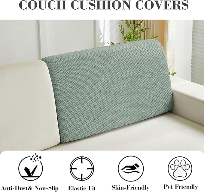 Sofa Covers Couch Covers for Sofa Pet Friendly Couch Cushion Covers Universal - Image 3