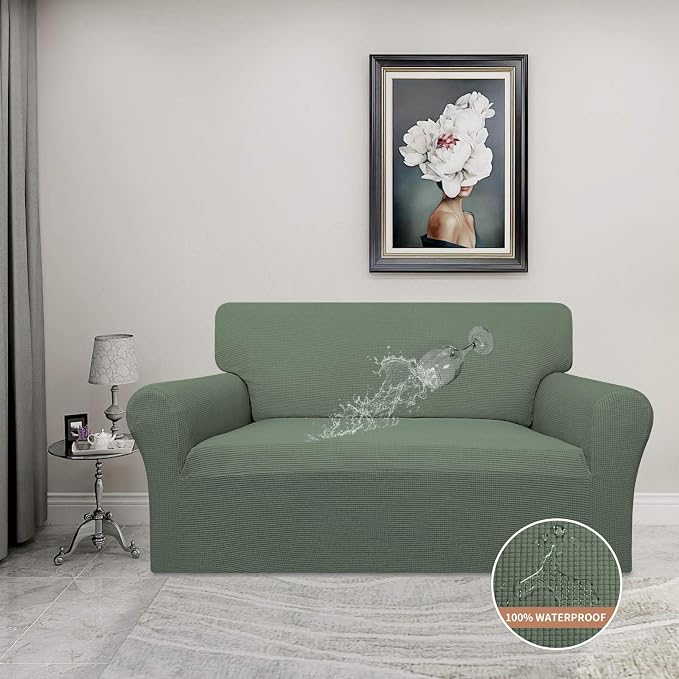 Easy-Going 100% Waterproof Loveseat Couch Cover, Dual Waterproof Sofa Cover - Image 2