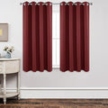 Joydeco Blackout Curtains 63 Inch Length 2 Panels Set, Thermal Insulated Long by JOYDECO