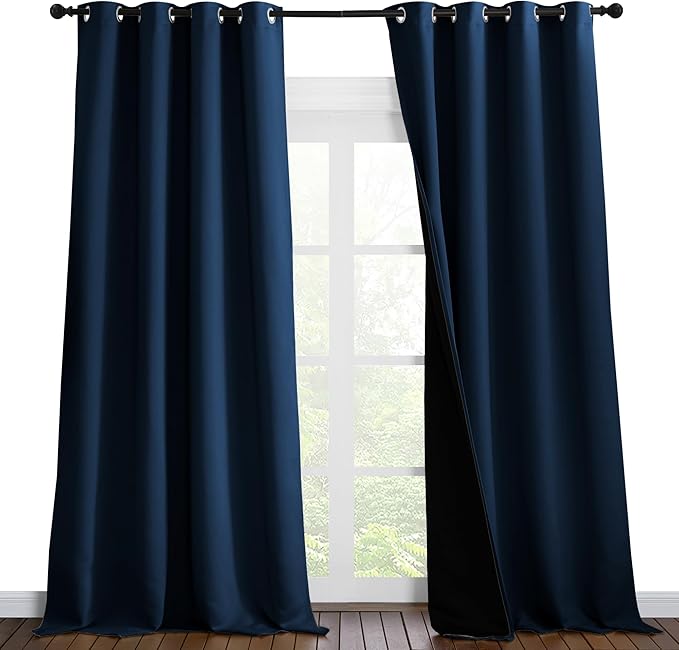 NICETOWN 100% Blackout Blinds, Laundry Room Decor Window Treatment Curtains by NICETOWN