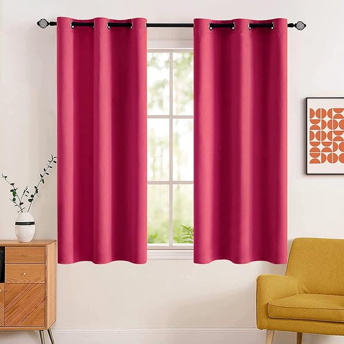 MIULEE Blackout Room Darkening Curtains Thermal Insulated Drapes Solid Window by MIULEE