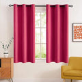 MIULEE Blackout Room Darkening Curtains Thermal Insulated Drapes Solid Window by MIULEE