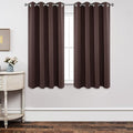 Joydeco Blackout Curtains 63 Inch Length 2 Panels Set, Thermal Insulated Long by JOYDECO