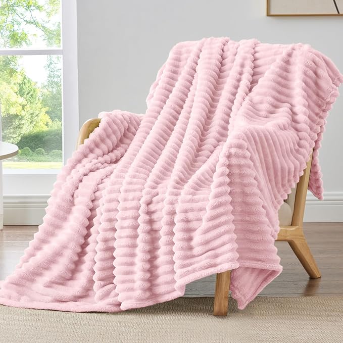 BEDELITE Fleece Throw Blanket for Couch by BEDELITE