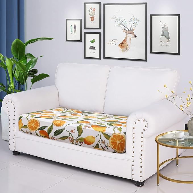 hyha Printed Couch Cushion Covers, Floral Sofa Covers Washable - Image 5