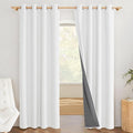 NICETOWN 100% Absolutely Blackout Linen Curtains by NICETOWN