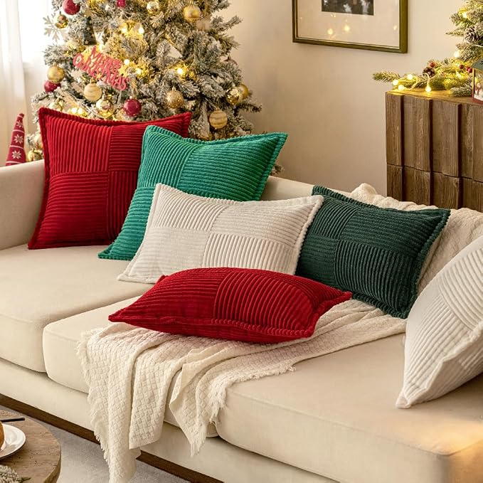 MIULEE Decorative Euro Sham Throw Pillow Covers - Image 5