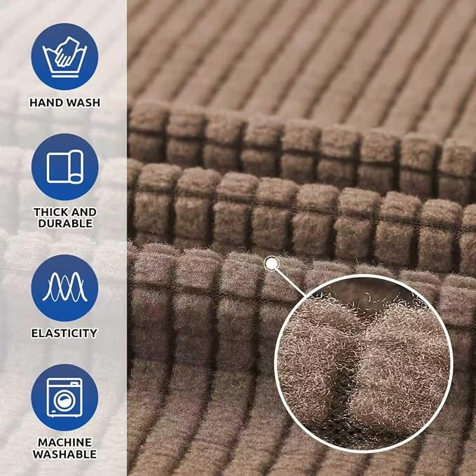 KEKUOU Stretch Sofa Cover Slipcover ，Couch Covers - Image 5